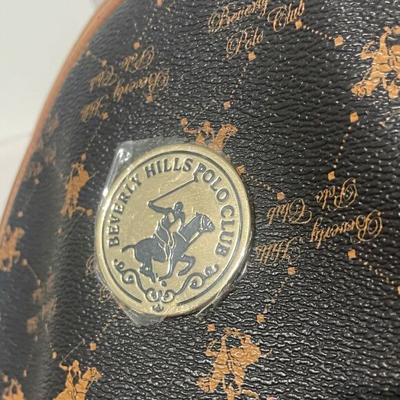 Beverly Hills Polo Club Mini Backpack Chocolate Brown/Tan NEW - Picture 5 of 7